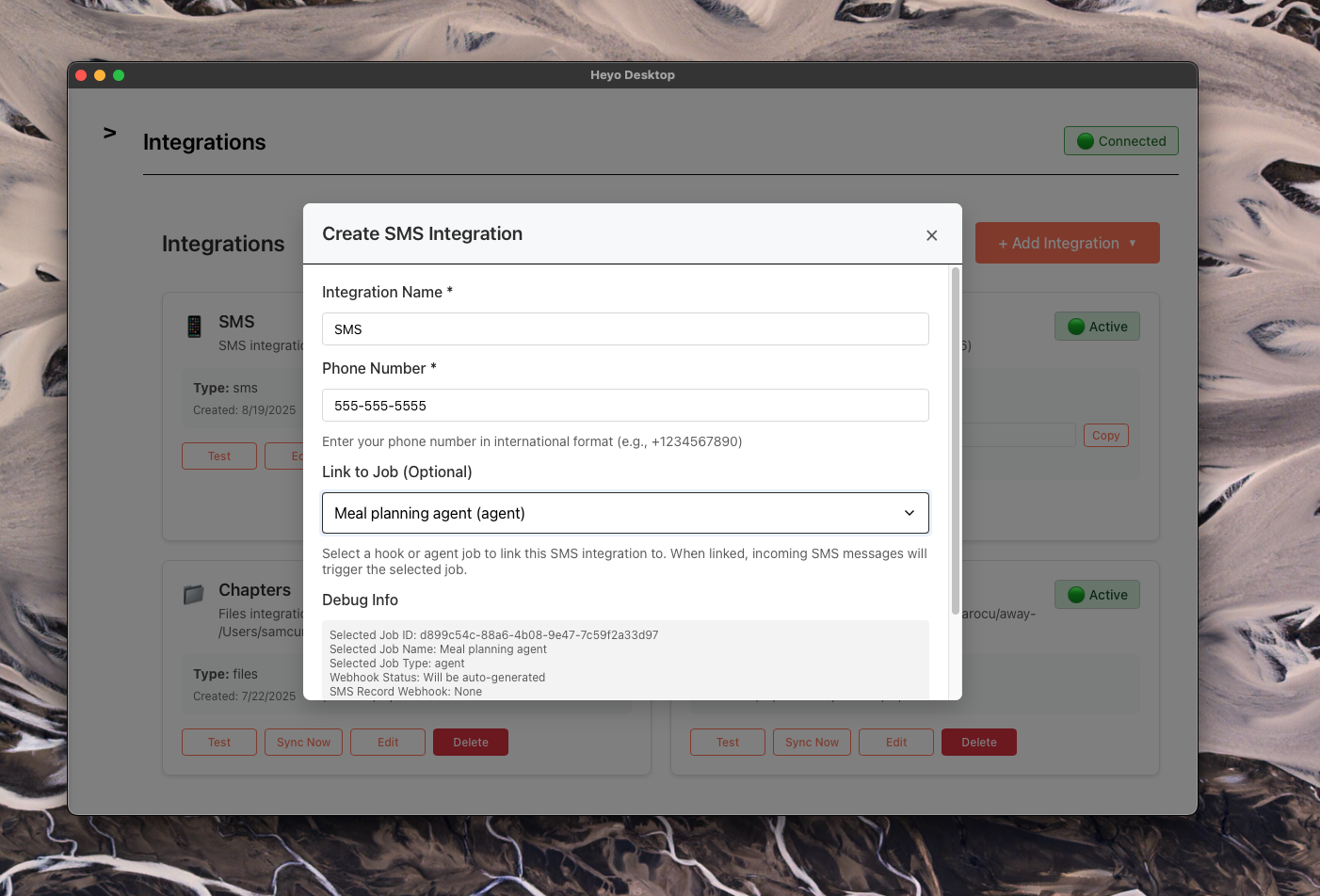SMS Automation Screenshot